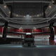 Facility interior and Avenger aircraft